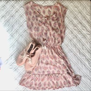 Hollister pink floral dress